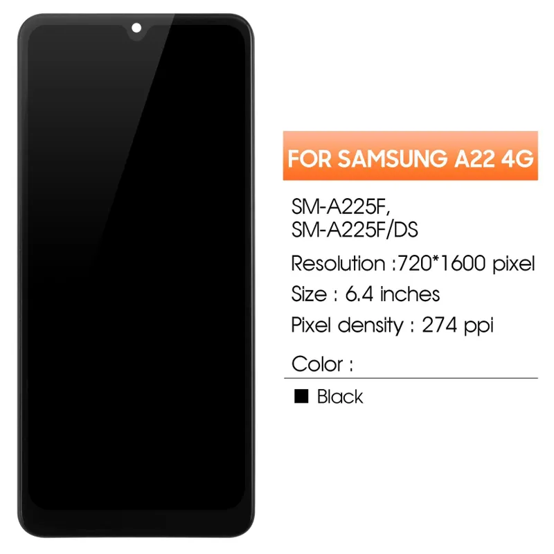 Samsung A22 4G LCD ekran Original 100 2