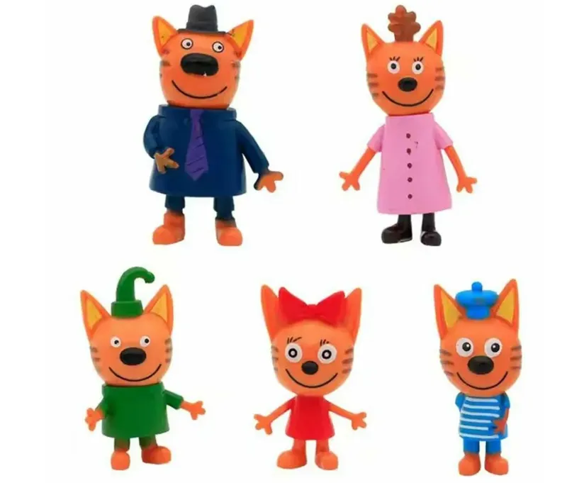 Игрушки: набор «Три кота», пластиковые, 8–10 см, доставка 1 Игрушки: набор «Три кота», пластиковые, 8–10 см, доставка 1