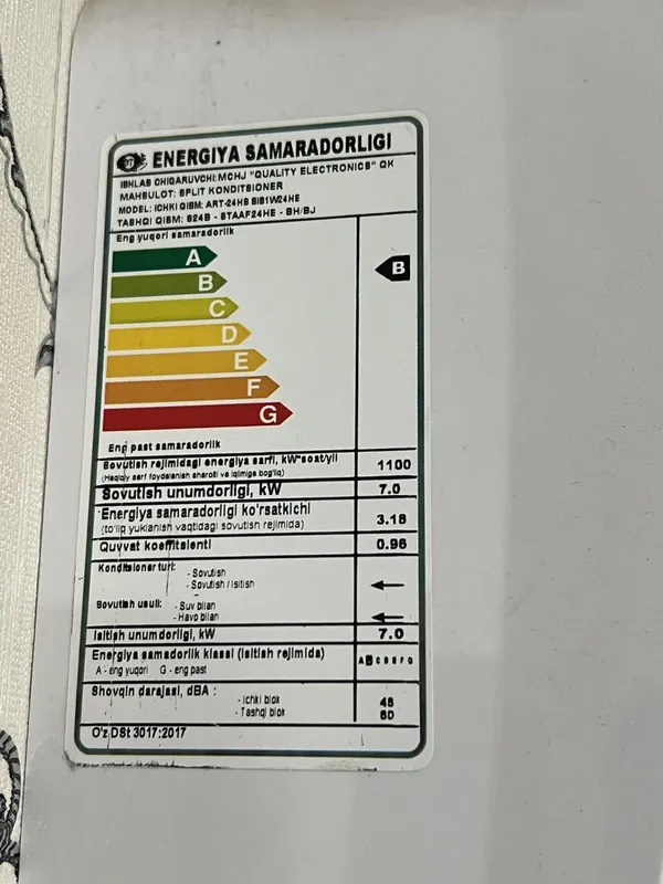 Kondisaner 24 talik sotiladi holati yangi 3 Kondisaner 24 talik sotiladi holati yangi 3
