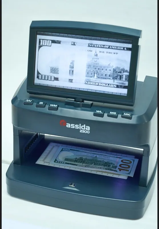 Cassida 2300DA. универсальный просмотровый детектор для проверки купюр 2