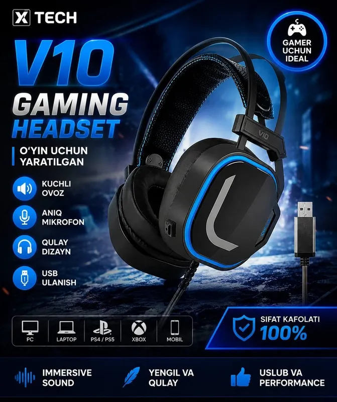 #1_Naushnik V10 Gaming 1
