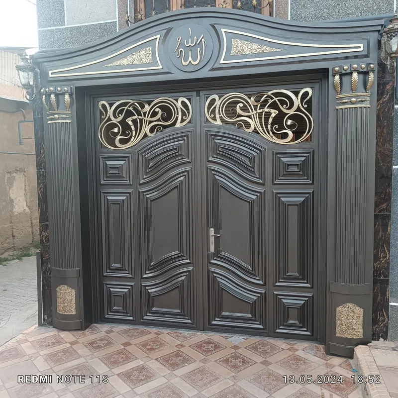 Покраска реставрация ворот — фото 3