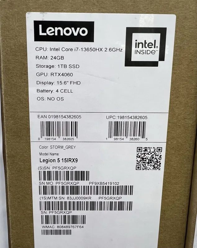 Lenovo Legion5 Gaming 15IRX9 — фото 2