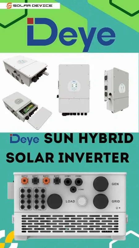 Солнечный инвертор hybrid deye 5-50кВт