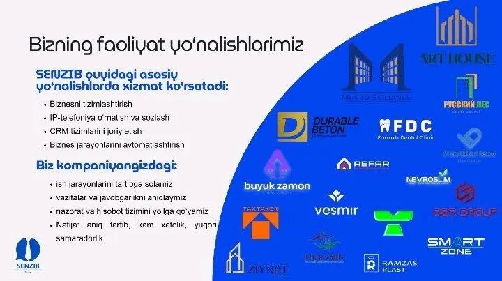 “CRM o‘rnatamiz” “IP telefoniya ulash” “Call center uchun CRM” — фото 1