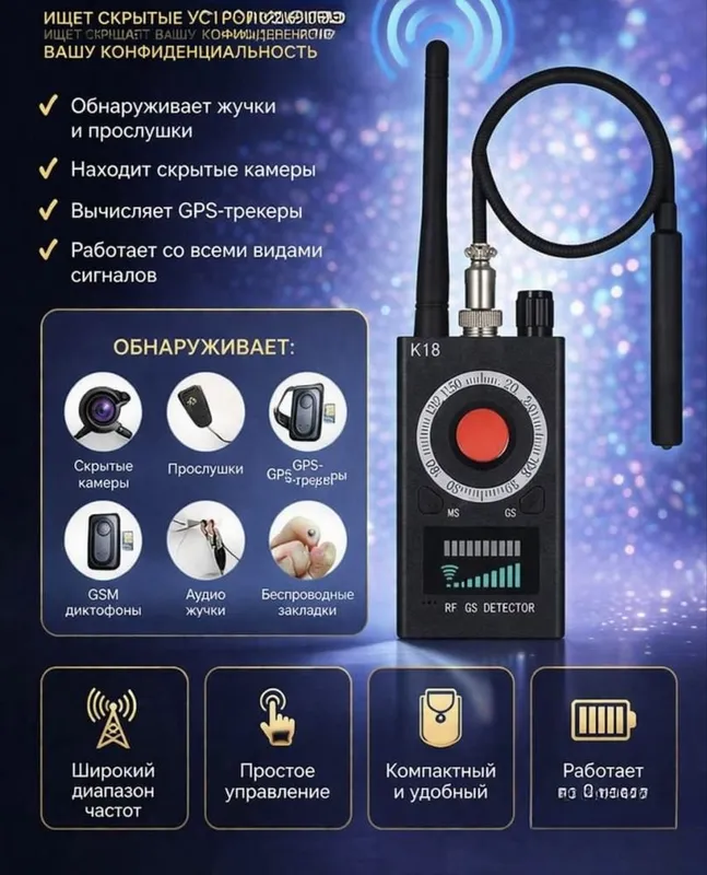 Детектор для настройки видеогаблюдения Детектор для настройки видеогаблюдения