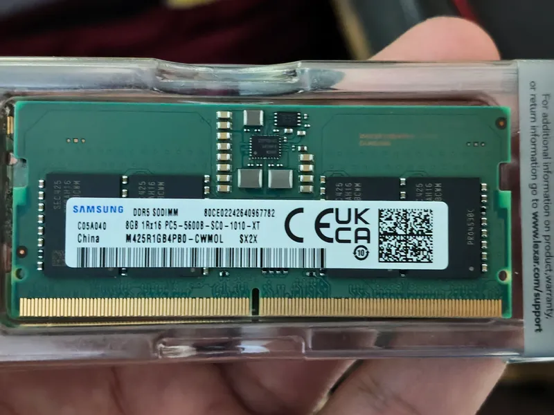 ozu noutbuk ddr 5 5600 ghz 8gb