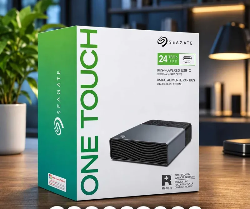 Внешний жесткий диск Seagate One Touch Hub 16 ТБ с портами USB-C 2