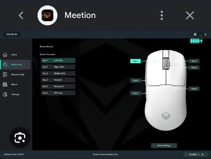 Мышка для ПК Mee tion GW40 Lightweight — фото 4