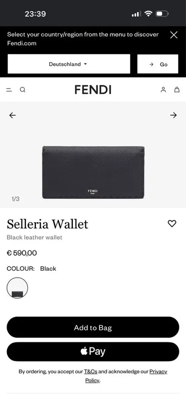 Кошелек Fendi Оригинал 6 Кошелек Fendi Оригинал 6