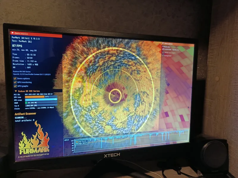 Игровой ПК i5-9400F / RX 590 8GB Nitro+ / Монитор 24" / Полный сет — фото 3