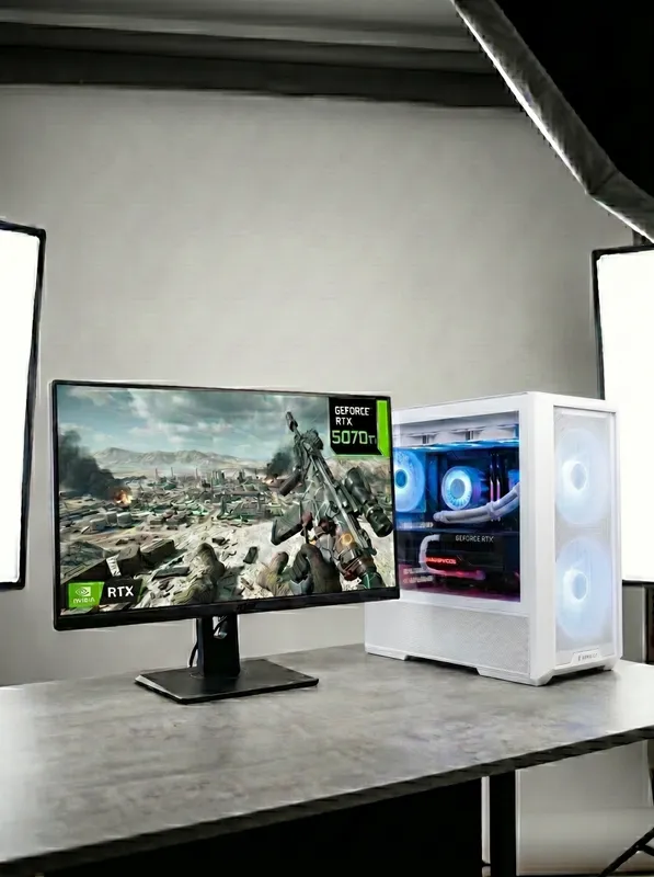 Игровой ПК Ryzen 7800X3D  RTX 5070Ti Монитор 180Гц — фото 3