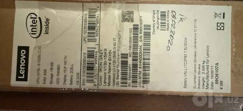 Ноутбук Lenovo, Storage 1TB HDD 1 Ноутбук Lenovo, Storage 1TB HDD 1