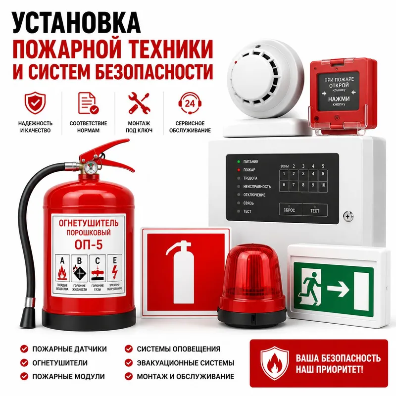 Установка пожарной сигнализации | Yong‘in signaliz