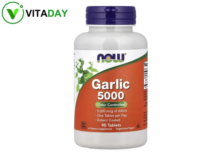 NOW Foods Garlic 5000 чеснок 5000, 90 таблеток