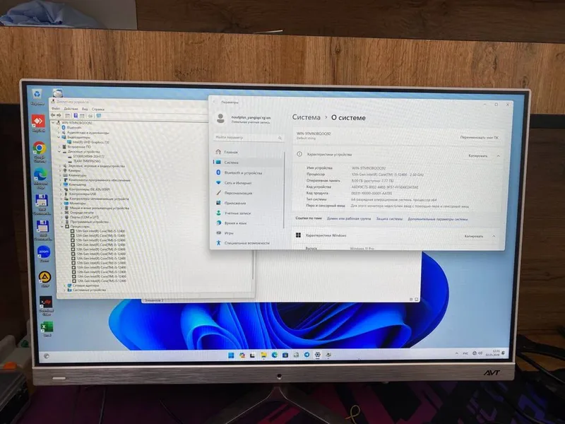 Monoblok core i5,12 24 ips ekran — фото 2
