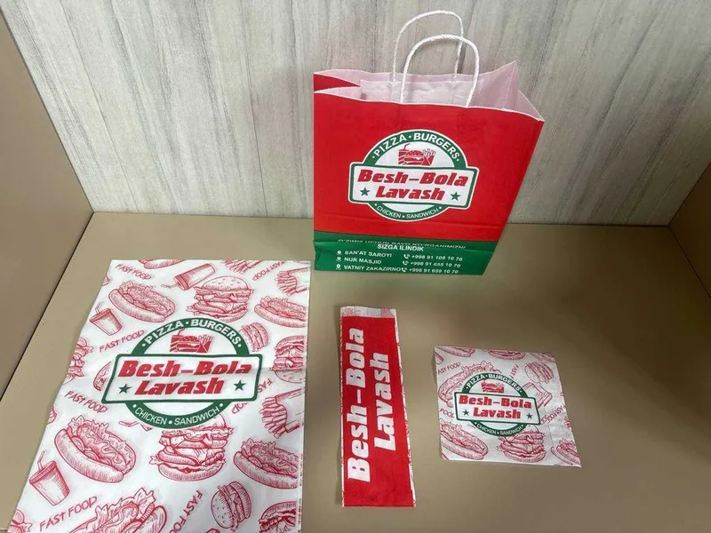 Lavash, Donar, Burger uchun qog'ozlar. Бумажная упаковка. Крафт пакеты 5