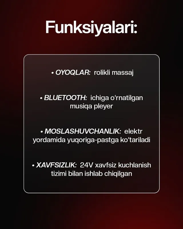 Birinchi qo’l massajyorlar 3 Birinchi qo’l massajyorlar 3
