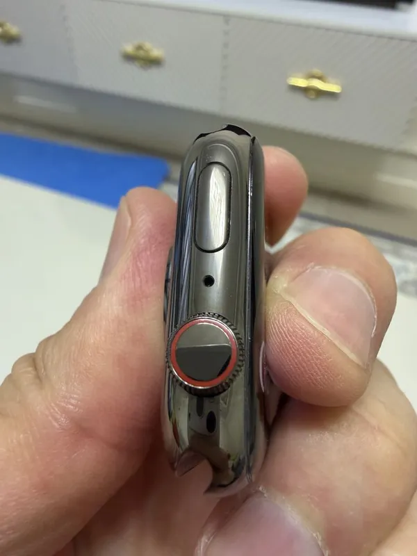 Iwatch 9 45mm stainless steel. Apple watch 9 45mm — фото 3