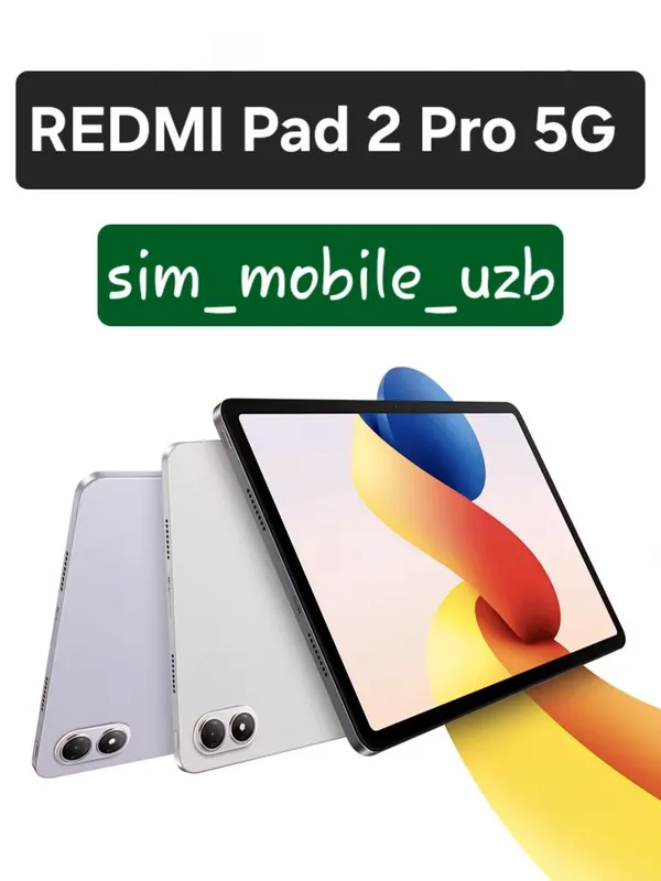 Redmi Pad 2 Pro 5G SIM WiFi Super Skidka+Garantiya+Dastavka