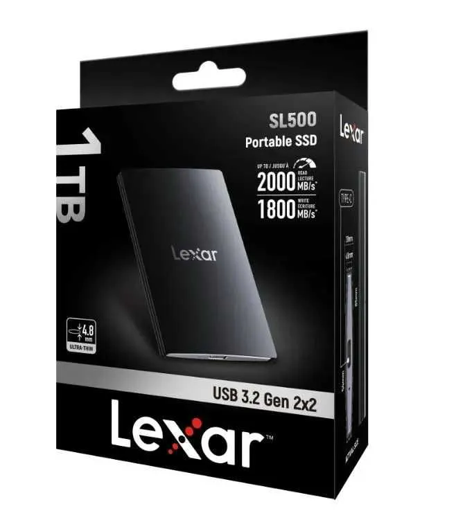 Портативный SSD Lexar SL500 1TB / 2TB new 2