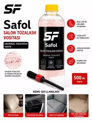 SF Safol avtomobil saloni uchun universal SF Safol avtomobil saloni uchun universal
