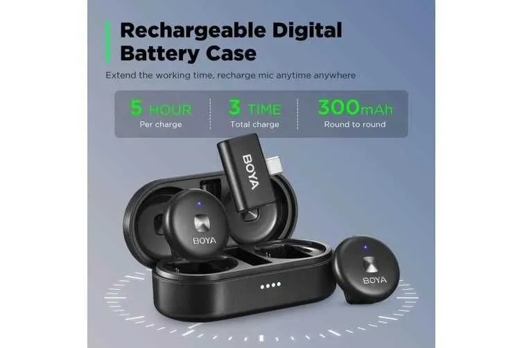 BOYA Omic-D для iPhone Беспроводной петличный микрофон. ест Доставка