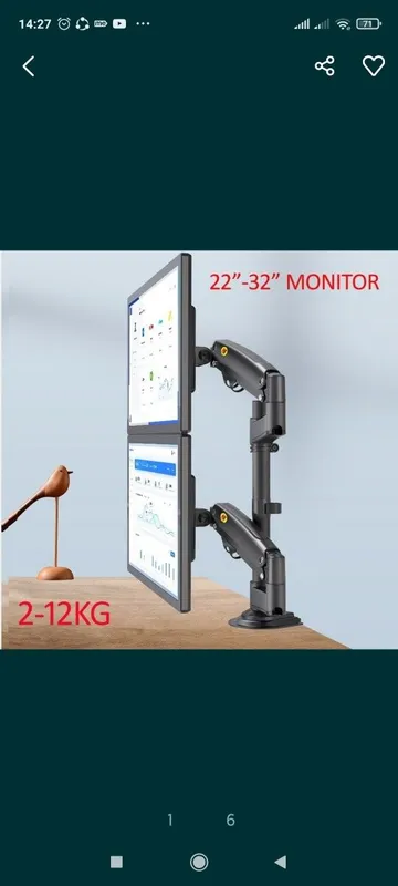 Кронштейн для монитора и ноутбука ,Skill tech 0240 13/32 дюймов — фото 3