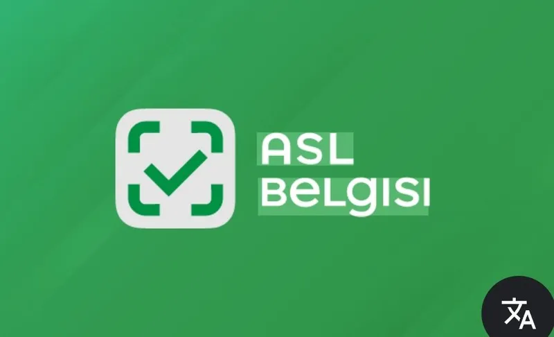 Asl belgisini avtomatlashtiramiz