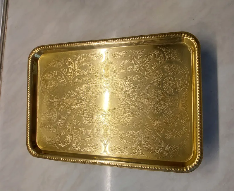 Мельхеоровый поднос — фото 1
