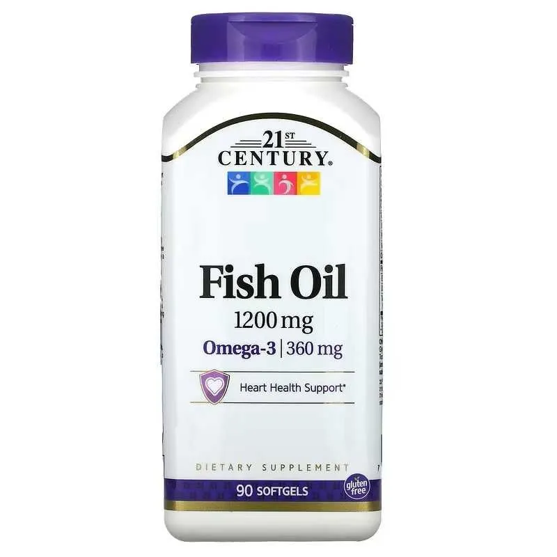 21st Century Рыбий жир 21st Century Fish Oil Omega-3 Omega 3 омега 3 — фото 3