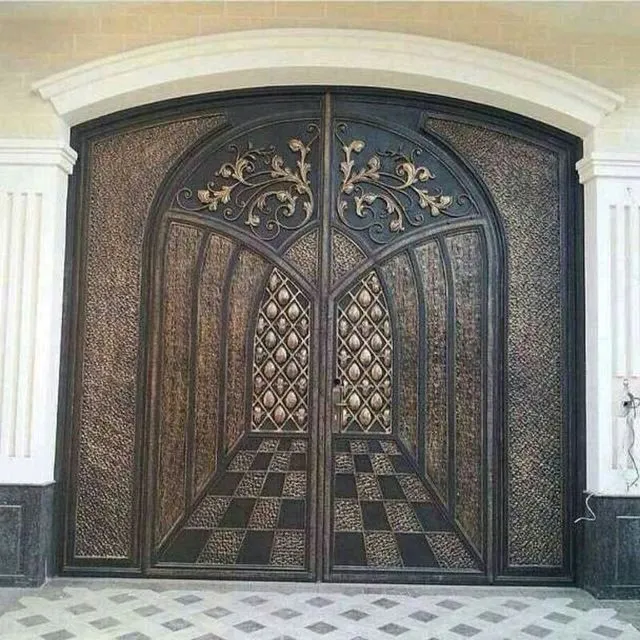 Ворота перилла навес — фото 4 Ворота перилла навес — фото 4