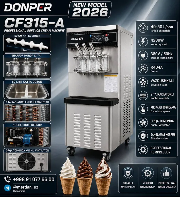 Frezer frezir marojna aparat musqaymoq Donper 380w