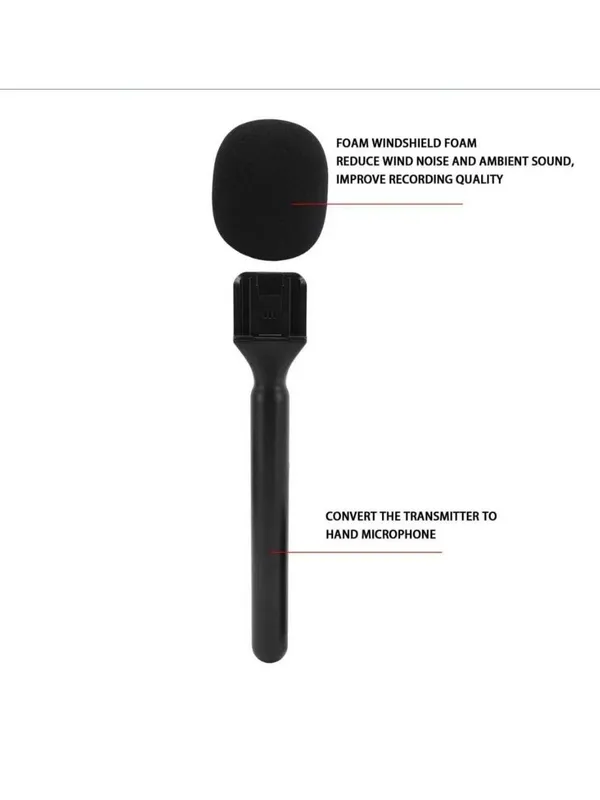 Беспроводной адаптер для крепления микрофона, c шумоподавлением — фото 2 Беспроводной адаптер для крепления микрофона, c шумоподавлением — фото 2