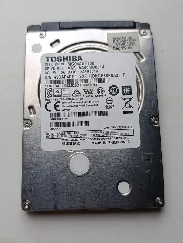 HDD TOSHIBA 1TB HDD TOSHIBA 1TB