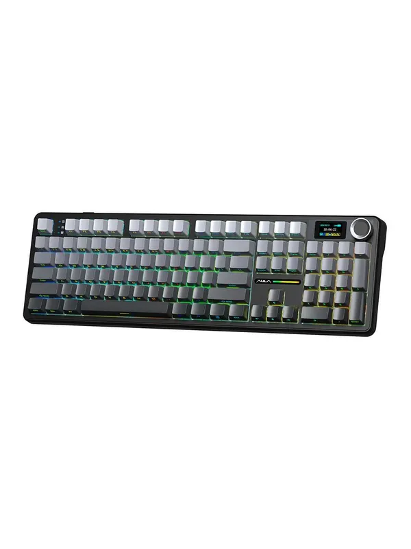 AULA F108 Pro, механическая клавиатура, полноразмерная, tri-mode, RGB — фото 2
