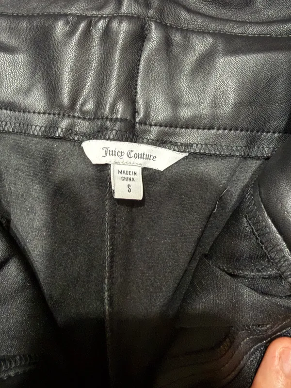 Брюки кожаные «Juicy Couture”не разу не одевались — фото 2