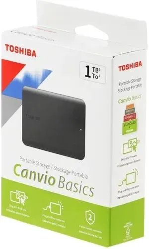 Внешний HDD Toshiba 1 TB жёсткий диск для хранения данных — фото 4