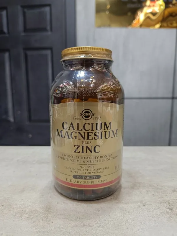 Solgar calcium magnesium plus zinc 250 tablets