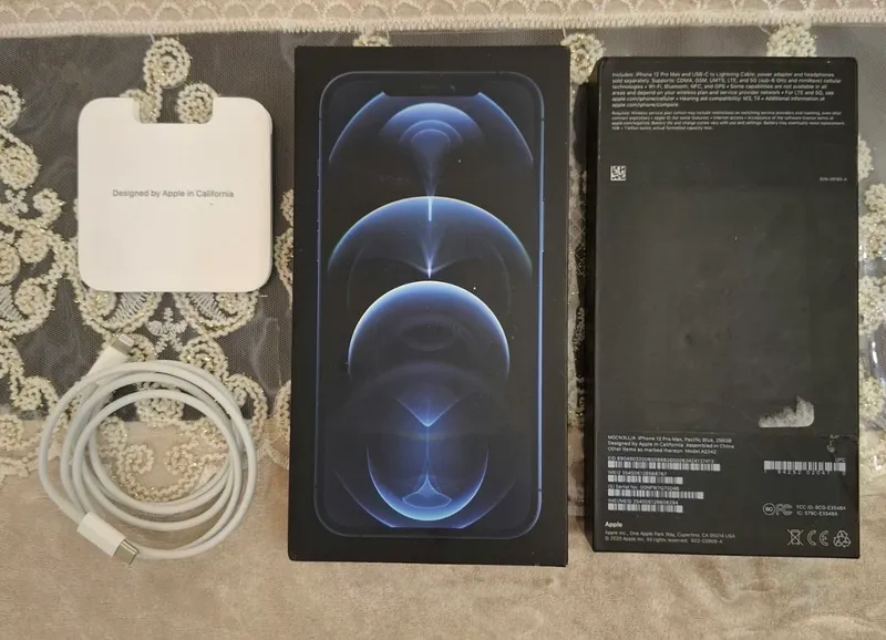 iPhone 12 Pro Max 256GB Pacific Blue Комплект весь 4