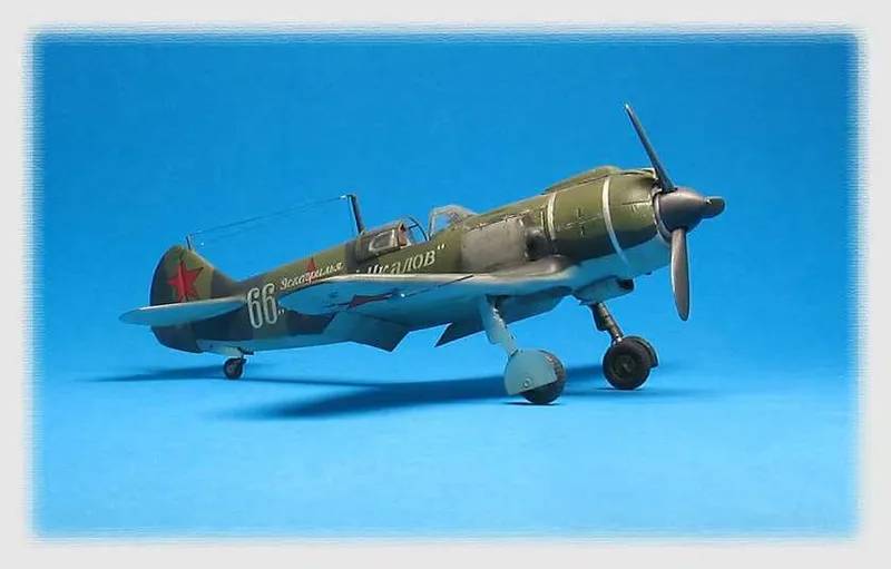 Сборная модель самолета Ла-5 (ВЭС, 1:72) — фото 3