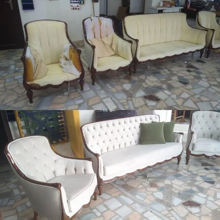 Реставрация мягкий мебели