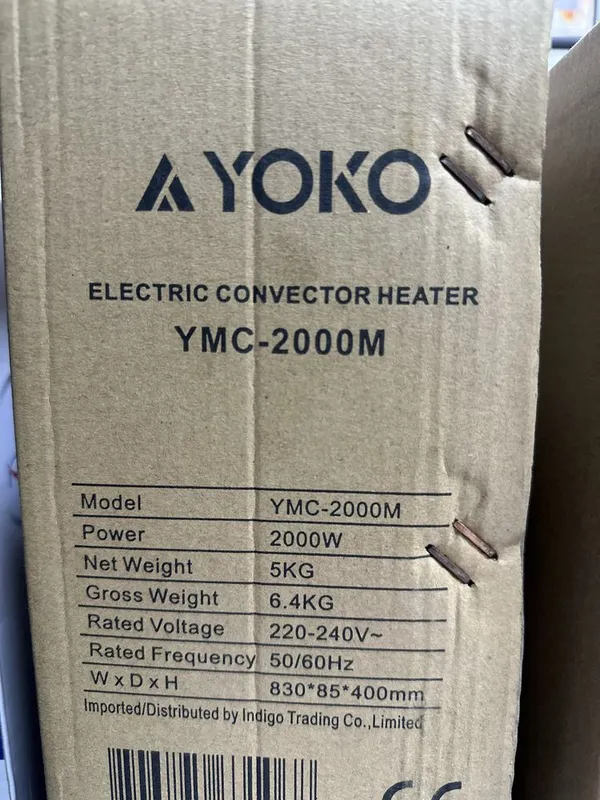 Конвекторный Обогреватель YOKO на 25квм, Оптовая продажа по Ташкенту — фото 2