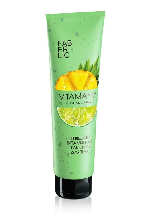 “Ananas va Laym” ko‘piklanuvchi vitaminli gel-skrab