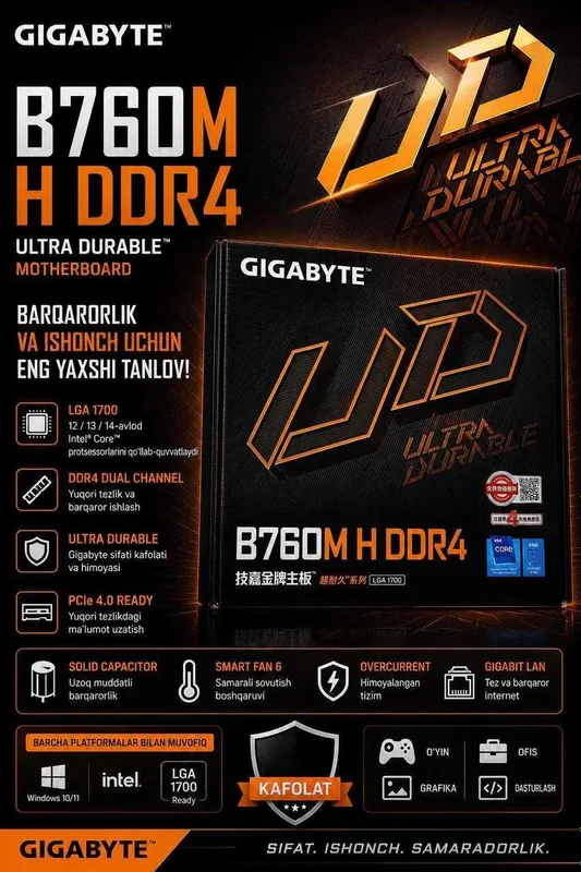 GIGABYTE brendidan OnaPlatalar OPTOM narxlarda 3 GIGABYTE brendidan OnaPlatalar OPTOM narxlarda 3