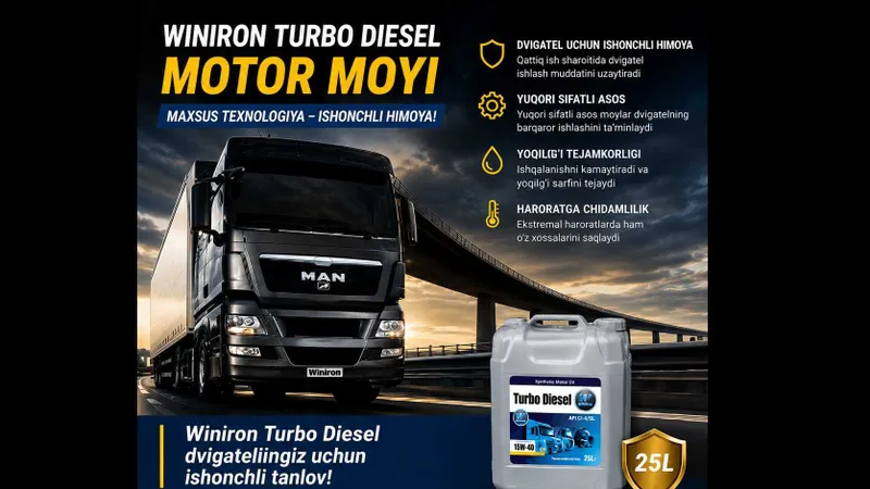 Winiron мойлари HL-46, 80W90, 85W140, 15W40, 20W50 | Доставка — фото 5 Winiron мойлари HL-46, 80W90, 85W140, 15W40, 20W50 | Доставка — фото 5
