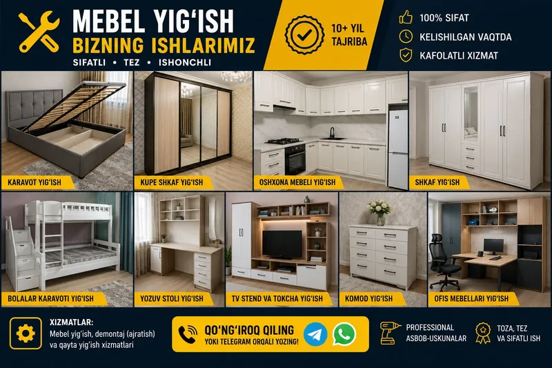 Mebel yig'ish 2