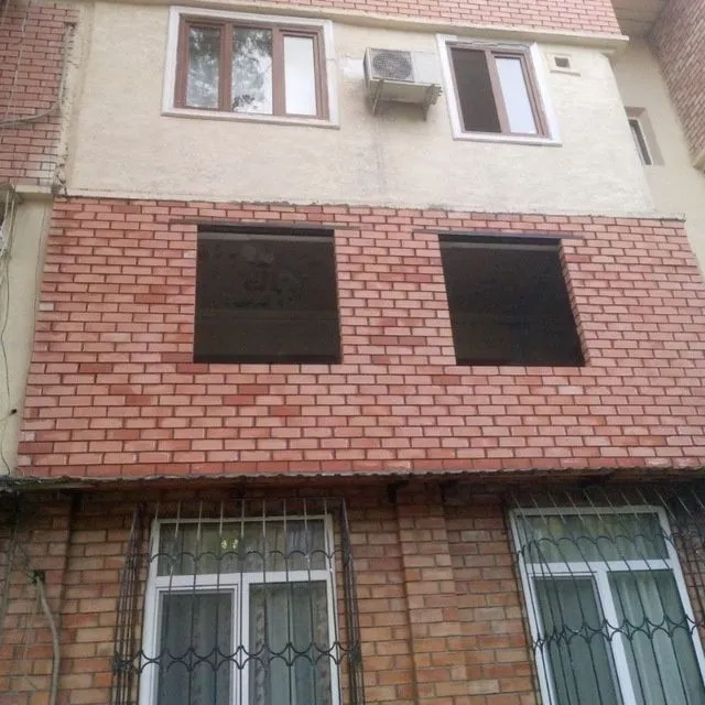 Balkonga g'isht teramiz. Kladka balkon. Керпичная кладка балконов — фото 6