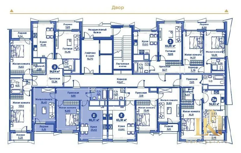 Продаётся 2-комнатная квартира в ЖК Regnum Plaza 6