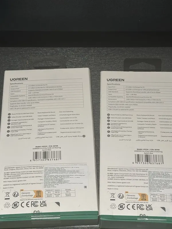 Ugreen switch usb 3.0 — фото 1